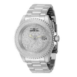 ectq91654_vni_0 jpg - Pro 3,58 Carat Diamond Automático Relógio Masculino 40mm. Aço 45619 -<p>Este incrível relógio Invicta da coleção Pro oferece um movimento Automático exato, com incríveis 3,58 quilates de diamantes autênticos e uma sofisticada caixa de aço O mostrador e</p>
