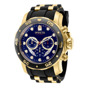 ectq92273_vni_0 jpg - Relógio Masculino Pro SCUBA 48mm. Dourado. Preto 37229 -<p>Este lindo relógio Invicta Pro contém um movimento preciso além de uma caixa dourada Seu mostrador exibe um mostrador de metal protegido por um cristal Flame Fusion altamente resis</p>
