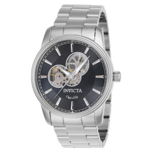 ectq95572_vni_0 jpg - Objet D Art Automático Relógio Masculino 44mm. Aço 27559 -<p>Este impressionante relógio Invicta Objet D Art apresenta um movimento automático preciso e uma caixa de aço Seu mostrador preto de metal é envolto por um cristal Flame Fusion alta</p>