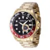 ectq99274_vni_0 jpg - Grand Autométrico Men S Watch 47mm. Ouro 47299 -Este lindo relógio Invicta Pro contém um movimento automático preciso, além de uma caixa de ouro Seu rosto exibe um mostrador preto de metal protegido por um cristal mineral altame