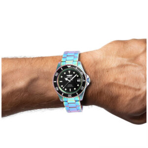 Relógio Masculino Automático Invicta Pro 40mm Iridescente Design Moderno e Sofisticado, Resistência à Água 100m