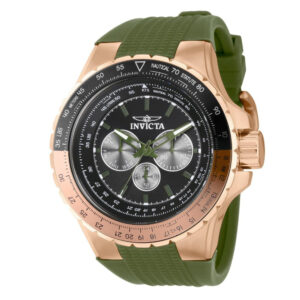 Relógio Masculino Aviador Invicta Verde 50mm Design Robusto e Estilo Moderno