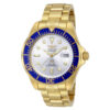 ectq27831_vni_0-1 jpg - Relgio Masculino Pro Automtico 47mm. Ouro 13872, Invicta -Este lindo relgio Invicta Pro contm um movimento Automtico preciso alm de uma caixa dourada. Seu mostrador exibe um mostrador de metal prateado protegido por um Cristal Mineral de&