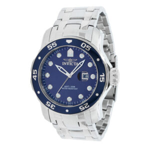 ectq48093_vni_0 jpg - Relógio masculino Invicta Pro Diver , aço 39084 -<p>Este lindo relógio Invicta Pro Diver contém um movimento de quartzo preciso, além de uma caixa prateada. Seu mostrador exibe um mostrador de metal azul protegido por um Cristal Fla</p>