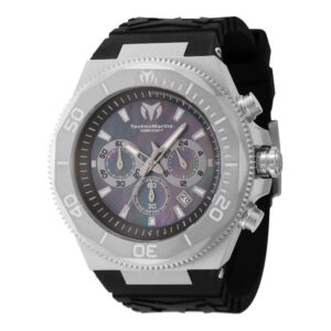 ectq570222_mt_vni_0 jpg - Relgio masculino TechnoMarine Manta Ocean com mostrador de madreprola 48mm, cor preta. -<p>Este um relgio TechnoMarine da coleo Ocean, com caixa de ao e movimento preciso. Seu mostrador decorado por um mostrador de metal prateado, preto, ostra e madreprola, protegido por</p>