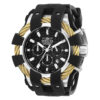 ectq85832_vni_0 jpg - Relógio Masculino de Quartzo Bolt, Invicta 23858, Preto -Este incrível relógio Invicta da coleção Bolt oferece um movimento de quartzo exato, com uma incrível caixa de aço. O mostrador exibe um mostrador preto, de metal e fibra de carbon