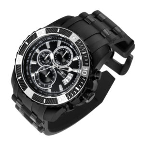 ectq33422_vni_1 jpg - Relógio Masculino Pro Diver SCUBA, Invicta 22433, Preto -<p>Este incrível relógio Invicta da coleção Pro Diver oferece um movimento de quartzo exato, com uma incrível caixa preta. O mostrador exibe um mostrador de metal preto protegido por&</p>