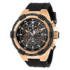 ectq79082_vni_0 jpg - Relógio Masculino Aviator, Invicta 28097, Preto e Ouro Rosa -Este atraente relógio Invicta da coleção Aviator é movido por um movimento de quartzo e uma caixa em ouro rosa maciço. Seu mostrador é decorado por um mostrador de metal preto e ou
