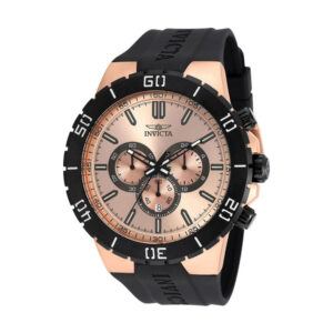 ectq89191_vni_1 jpg - Relógio Masculino de Quartzo Pro Diver, Invicta 19198, Preto -<p>Este impressionante relógio Invicta Pro Diver apresenta um movimento de quartzo preciso, bem como uma caixa em ouro rosa. Seu mostrador de metal é envolto por um Cristal Flame Fusi</p>