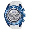 Relógio Masculino Invicta Speedway SCUBA 50 mm Branco, Resistente à Água e Design Esportivo