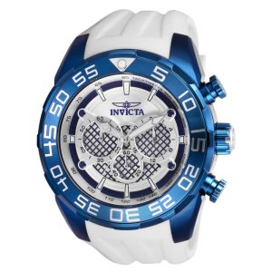 Relógio Masculino Invicta Speedway SCUBA 50 mm Branco, Resistente à Água e Design Esportivo