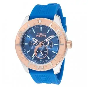 ectq05754_vni_0 jpg - Relógio Masculino Invicta Aviator 49mm Azul 45750 -<p>Este relógio chamativo da coleção Aviator da Invicta é movido por um preciso movimento de quartzo, com caixa de aço. Seu mostrador é decorado por um azul metalizado e protegido por</p>