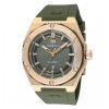 ectq070614_mt_vni_0 jpg - Relógio Masculino TechnoMarine Coral Coral Legacy 45mm Verde Oliva TM416070 -Este incrível relógio TechnoMarine da coleção Coral Legacy oferece um movimento Quartz preciso com uma deslumbrante caixa verde e dourada. O mostrador exibe uma tonalidade verde ol