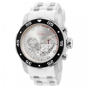 ectq09202_vni_0 jpg - Relógio Masculino Invicta Pro Diver 48mm em Aço com Mostrador Branco 20290 -<p>Explore o mundo com estilo e sofisticação com o relógio masculino Invicta Pro Diver de 48mm. Com design elegante, este relógio possui mostrador prateado, caixa e pulseira de aço in</p>