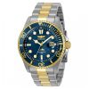 ectq12003_vni_0 jpg - Relógio Masculino Invicta Pro Diver 43mm, Aço, Dourado 30021 -Desperte seu estilo com o Relógio Masculino Invicta Pro Diver 43mm. Com design imponente, possui mostrador azul, caixa e pulseira em aço, a combinação perfeita de robustez e elegân
