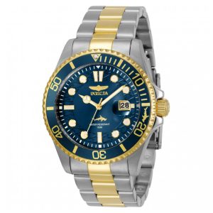 ectq12003_vni_0 jpg - Relógio Masculino Invicta Pro Diver 43mm, Aço, Dourado 30021 -<p>Desperte seu estilo com o Relógio Masculino Invicta Pro Diver 43mm. Com design imponente, possui mostrador azul, caixa e pulseira em aço, a combinação perfeita de robustez e elegân</p>