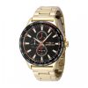ectq17884_gz_vni_0 jpg - Relógio Masculino Invicta Invicta Racing 44mm, Dourado ZG48871 -Este impressionante relógio Invicta Invicta Racing apresenta um movimento preciso de quartzo, assim como uma caixa dourada. Seu mostrador preto de latão é protegido por um cristal&