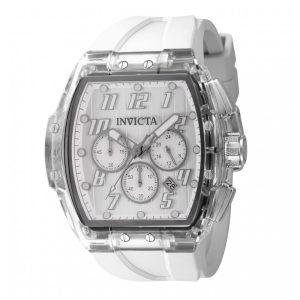 ectq18454_vni_0 jpg - Relógio Masculino Invicta S1 Rally Anatomic 47mm Branco 45481 -<p>Este relógio chamativo da coleção S1 Rally da Invicta é impulsionado por um movimento preciso de quartzo, com uma caixa branca de aço. Seu mostrador é decorado por um dial transpar</p>