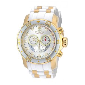 ectq19202_vni_0 jpg - Relógio Masculino Invicta Pro Diver 48mm, Dourado, Branco 20291 -<p>Desperte sua paixão por relógios com o deslumbrante relógio masculino Invicta Pro Diver de 48mm. Com design elegante na cor dourada, mostrador prateado e marcadores luminosos em to</p>
