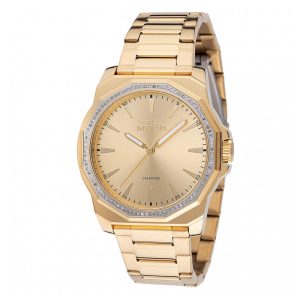 ectq23784_vni_0 jpg - Relógio Masculino Invicta Elite Diamond 0.33 Quilates 42mm, Dourado 48732 -<p>Este belo relógio masculino Invicta Elite Diamond contém um preciso movimento de quartzo, além de 0,38 quilates de diamantes, todos mantidos por uma deslumbrante caixa dourada. Seu</p>