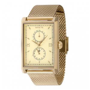 ectq26864_vni_0 jpg - Relógio dos homens vintage 40 mm. Ouro 46862 -<p>Este relógio Invicta da Coleção Vintage é alimentado por um movimento preciso, com uma caixa de ouro Seu rosto é decorado por um dourado de ouro, protegido por um cristal de fusão&</p>