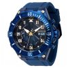 ectq39893_gz_vni_0 jpg - Relógio Masculino Invicta Aviator Ascend 50mm Azul ZG39893 -Este relógio chamativo da coleção Aviator da Invicta é alimentado por um movimento preciso de quartzo, com caixa azul. Seu mostrador é decorado por um mostrador de metal azul e pro