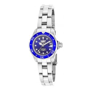 ectq43071_vni_1 jpg - Relógio Feminino Invicta Pro Diver 24,5mm em Aço 17034 -<p>Este incrível relógio Invicta da coleção Pro Diver oferece um movimento preciso de quartzo, com uma incrível caixa de aço. O mostrador exibe um elegante tom de azul em metal proteg</p>