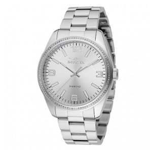 Relógio Masculino Invicta Elite Diamond com 0,37 Quilates de Diamantes, 43mm, Aço 48734