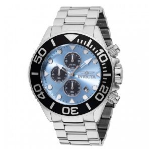 ectq48584_vni_0 jpg - Grand Men S Watch 52mm. Aço 48584 -<p>Este relógio Invicta da Grand Collection é alimentado por um movimento preciso, com uma caixa de aço, prata e preta Seu rosto é decorado por um mostrador azul, preto, metal e prote</p>