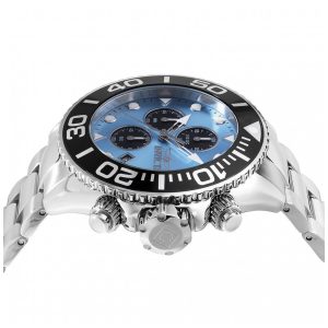 ectq48584_vni_1 jpg - Grand Men S Watch 52mm. Aço 48584 -<p>Este relógio Invicta da Grand Collection é alimentado por um movimento preciso, com uma caixa de aço, prata e preta Seu rosto é decorado por um mostrador azul, preto, metal e prote</p>