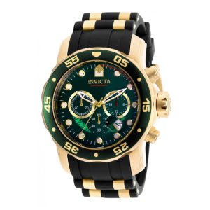 ectq4896_vni_0 jpg - Relógio Masculino Invicta Pro Diver 48mm, Dourado e Preto 6984 -<p>Explore o estilo e sofisticação com o Relógio Masculino Invicta Pro Diver de 48mm. Com mostrador verde, caixa em aço dourado, material de mostrador em metal, função de bisel uni di</p>