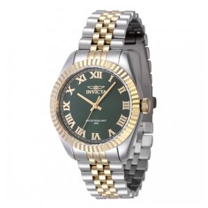 ectq51474_vni_0 jpg - Relógio Feminino Invicta Specialty 36mm, Dourado, Aço 47415 -<p>Apresentamos o elegante relógio feminino Invicta Specialty, perfeito para mulheres que buscam sofisticação e estilo. Com design dourado e detalhes em aço, possui mostrador verde em</p>