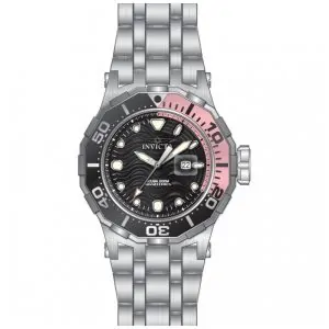 ectq51584_vni_0 jpg - Relógio Masculino Invicta Pro Diver Edição Miami 52mm, Aço 48515 -<p>Este deslumbrante relógio Invicta da coleção Pro Diver é alimentado por um preciso movimento de quartzo, com caixa em aço prateado, rosa e preto. Seu mostrador é decorado por um at</p>