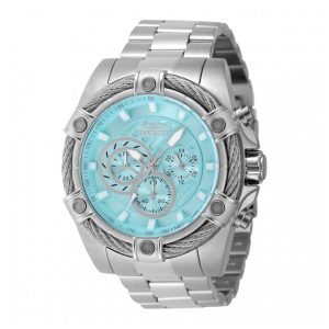 ectq56884_vni_0 jpg - Relógio Masculino Invicta Bolt 52mm de Aço 48865 -<p>Este incrível relógio Invicta da coleção Bolt oferece um movimento preciso de quartzo, com uma incrível caixa de aço. O mostrador exibe uma marcante cor azul, feito de latão proteg</p>