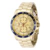 ectq59094_vni_0 jpg - Relógio Masculino Invicta Specialty 45mm, Dourado 49095 -Aprimore sua coleção de relógios com o deslumbrante Relógio Masculino Invicta Specialty. Este modelo de 45mm possui design elegante com mostrador dourado, caixa em aço, pulseira em