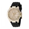 ectq610527_mt_vni_0 jpg - Technomarine Sea Grace Women S relógio 36mm. Black TM 725016 -Este impressionante relógio Technomarine Grace apresenta um movimento preciso, bem como uma caixa de ouro Seu mostrador de ouro e metal é fechado por um cristal mineral altamente p