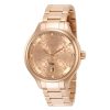 ectq62853_vni_0 jpg - Relógio Feminino Invicta Angel 38mm, Rose Gold 35826 -Este incrível relógio Invicta da coleção Angel oferece um movimento Quartz preciso, em um impressionante estojo de ouro rosa. O mostrador exibe um elegante design em ouro rosa e me