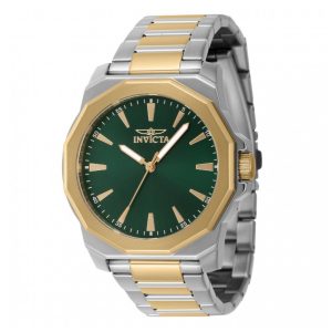 ectq63864_vni_0 jpg - Relógio Masculino Invicta Speedway Dominus 42mm, Dourado e Aço 46836 -<p>Aprimore seu estilo com o Relógio Masculino Invicta Speedway Dominus 46836. Com caixa de 42mm, mostrador verde elegante, material em latão e cronógrafo preciso, este relógio é a co</p>