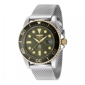 ectq71284_vni_1 jpg - Relógio Masculino Invicta Pro Diver 42mm Preto em Aço com Pulseira Intercambiável 48217 -<p>Este belo relógio Invicta Pro Diver contém um movimento preciso de quartzo, além de uma caixa em aço e dourado. Seu mostrador exibe uma tonalidade verde militar em metal protegido&</p>