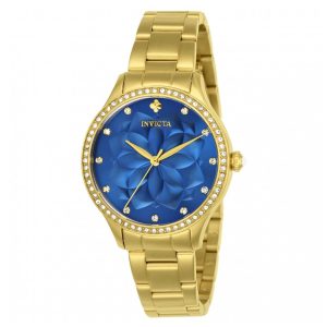 ectq73542_vni_0 jpg - Relógio Feminino Invicta Wildflower 35mm, Dourado 24537 -<p width=