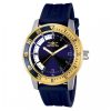ectq74821_vni_0 jpg - Relógio Masculino Invicta Specialty 45mm, Azul 12847 -Este impressionante relógio Invicta Specialty apresenta um movimento preciso de Quartzo, assim como uma caixa de aço dourado. Seu mostrador de metal é envolvido por um cristal Flam