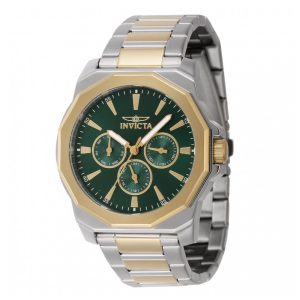 ectq74864_vni_0 jpg - Relógio Masculino Invicta Speedway Multifunction 42mm, Dourado, Aço 46847 -<p>Aprimore seu estilo com o Relógio Masculino Invicta Speedway Multifunction. Com design elegante, possui mostrador verde em latão e caixa de 42mm em aço dourado. Além disso, conta c</p>