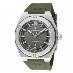 ectq760614_mt_vni_0 jpg - Relógio Masculino TechnoMarine Coral Coral Legacy, 45mm, Verde Oliva TM416067 -<p>Este belo relógio TechnoMarine Coral Legacy apresenta um movimento preciso de quartzo, em uma caixa verde de aço. Seu mostrador exibe um tom de verde oliva, em metal, protegido por</p>