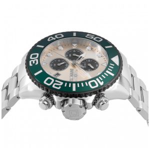 ectq78584_vni_1 jpg - Relógio Masculino Invicta Grand Diver 52mm de Aço 48587 -<p>Este impressionante relógio Invicta da coleção Grand Diver é movido por um preciso movimento de Quartzo, com uma caixa de aço prateada, verde e preta. Seu mostrador é decorado por&</p>