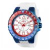 ectq79932_gz_vni_0 jpg - Relógio Masculino Invicta Aviator 52mm Branco ZG23997 -Este impressionante relógio masculino Invicta Aviator apresenta um movimento preciso de Quartzo, com caixa azul e mostrador branco de metal protegido por um cristal Flame Fusion al