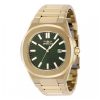 ectq81584_gz_vni_0 jpg - Relógio Masculino Invicta Speedway 41mm, Dourado ZG48518 -Este impressionante relógio Invicta Speedway apresenta um movimento preciso de Quartzo, bem como uma caixa dourada. Seu mostrador verde de latão é protegido por um cristal mineral&