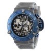 ectq92373_gz_vni_0 jpg - Relógio Masculino Invicta Subaqua Skull 50mm Cinza e Azul Escuro ZG37329 -Este belíssimo relógio Invicta Subaqua apresenta um movimento preciso de quartzo, em um elegante estojo cinza e azul escuro. Seu mostrador exibe um dial de metal protegido por um c