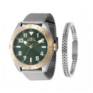 ectq98284_vni_0 jpg - Relógio Masculino Invicta Specialty 45mm em Aço com Pulseira 48289 -<p>Explore o estilo único e sofisticado com o Relógio Masculino Invicta Specialty 45mm. Com mostrador verde e materiais de alta qualidade como latão e aço, este relógio se destaca. O&</p>