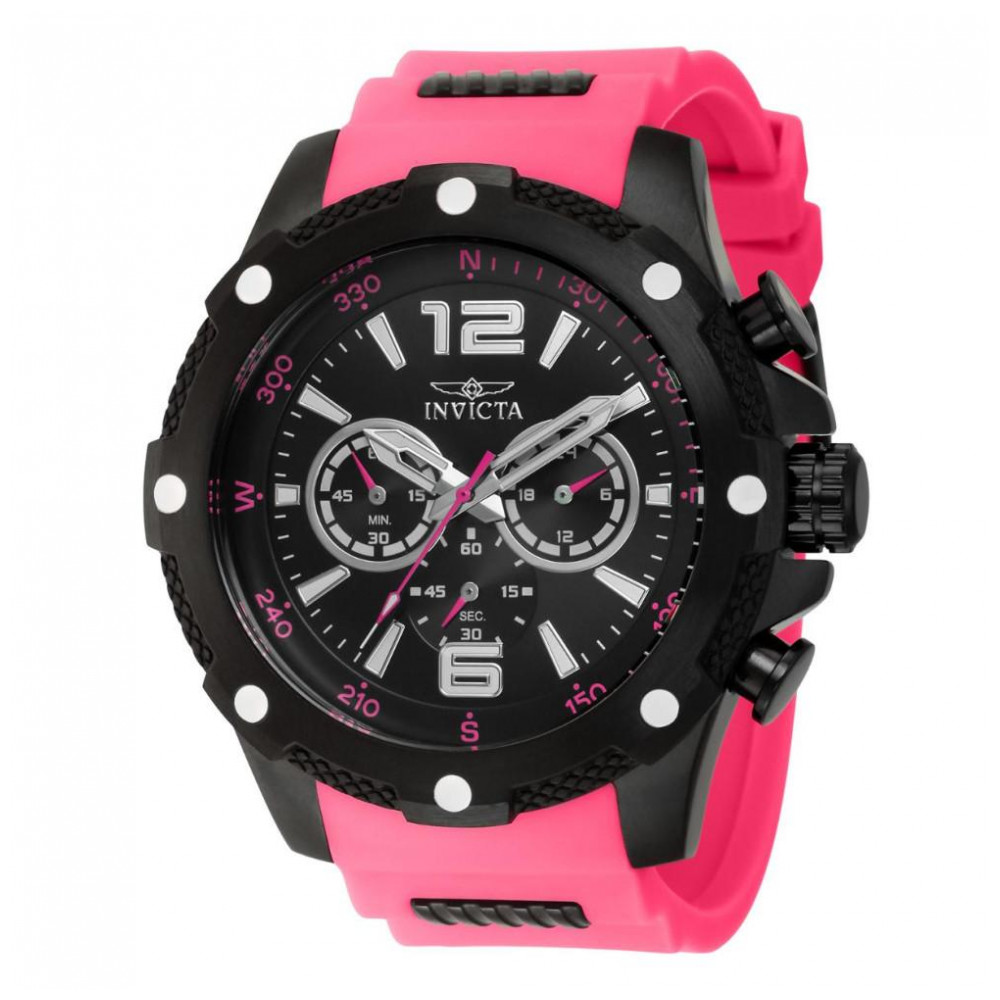 Relógio Masculino Analógico de Quartzo 50mm, Invicta IForce 43000, Rosa