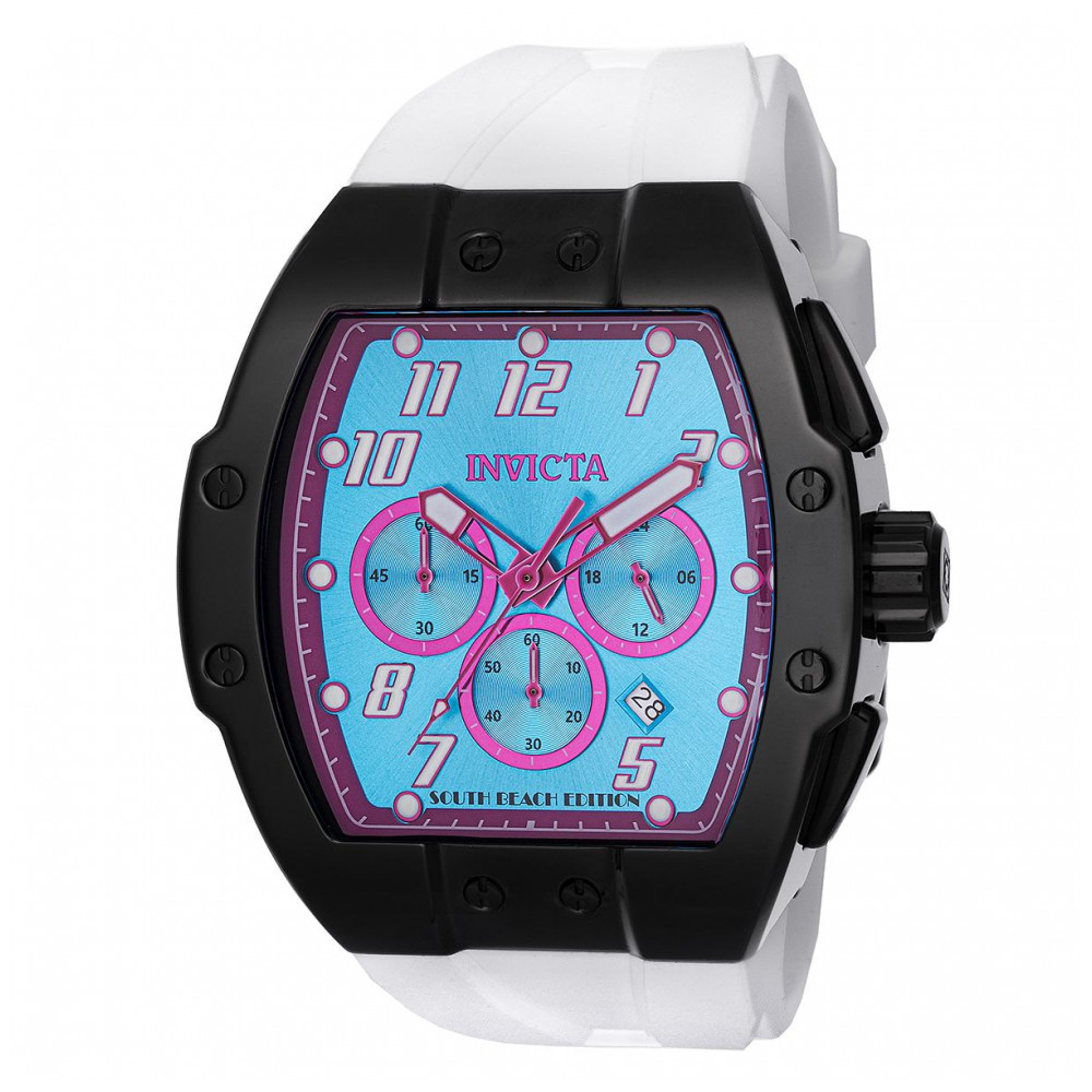 Racing South Beach Men Watch 47mm. Branco 48940
